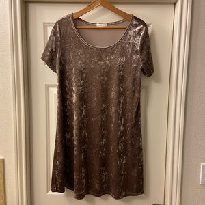 Socialite Crushed Velvet Dress
